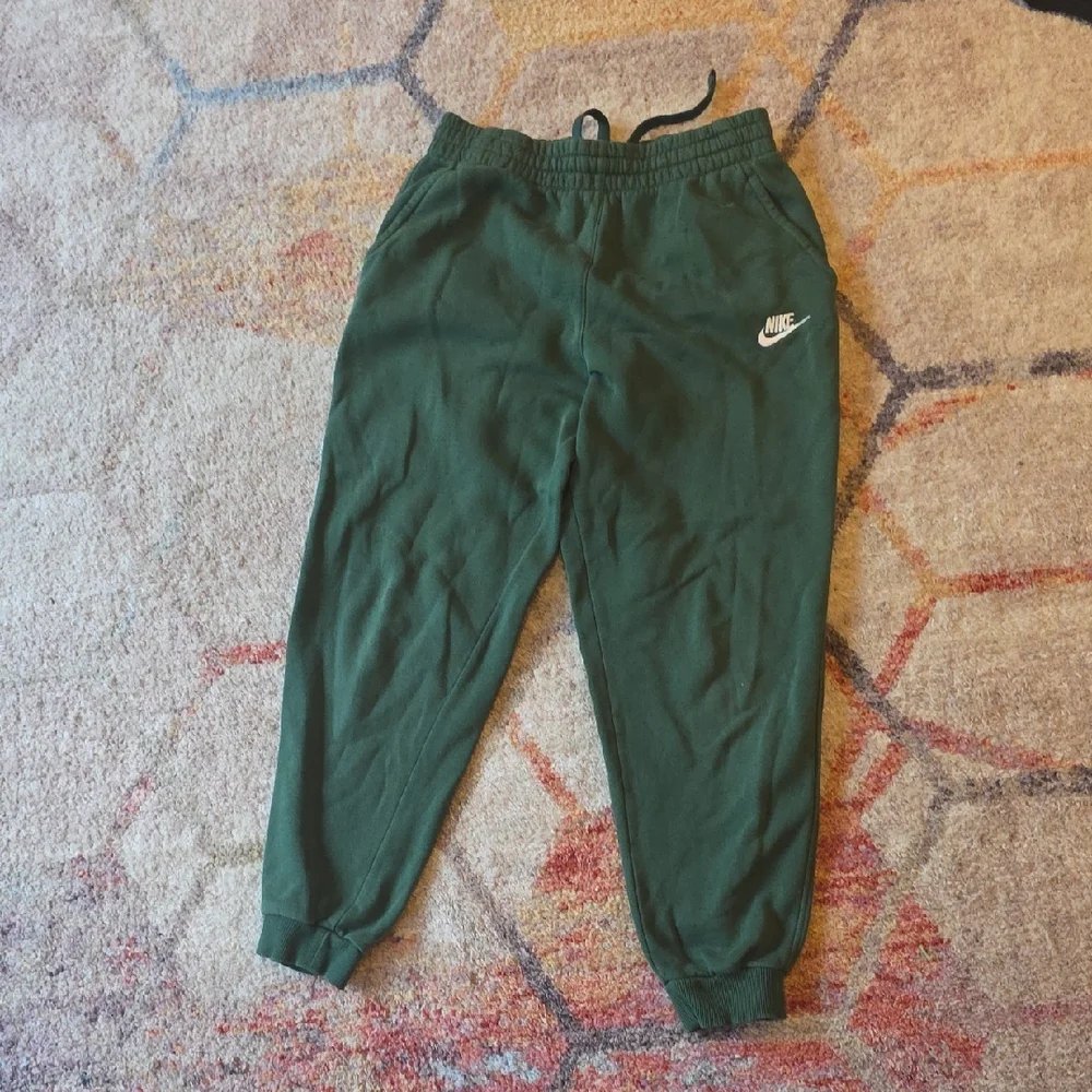 Nike Kids Forest Green Fleece Joggers